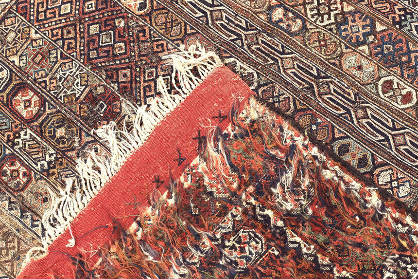 Türkmen El Dokuması 110x190 Antik Kilim 180110 - 5