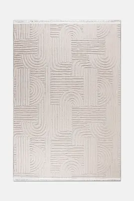 Veyla Vizon Robot Süpürgeye Uyumlu Kolay Temizlenebilir Halı Salon, Oturma Odası ve Koridor Halısı RP 43 - 1