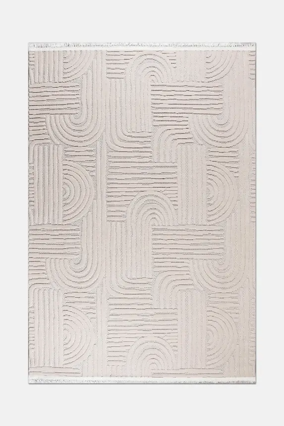 Veyla Vizon Robot Süpürgeye Uyumlu Kolay Temizlenebilir Halı Salon, Oturma Odası ve Koridor Halısı RP 43 - 1