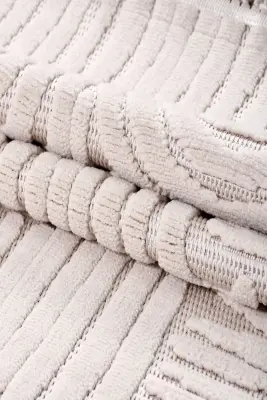 Veyla Vizon Robot Süpürgeye Uyumlu Kolay Temizlenebilir Halı Salon, Oturma Odası ve Koridor Halısı RP 43 - 2