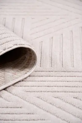 Veyla Vizon Robot Süpürgeye Uyumlu Kolay Temizlenebilir Halı Salon, Oturma Odası ve Koridor Halısı RP 44 - 2