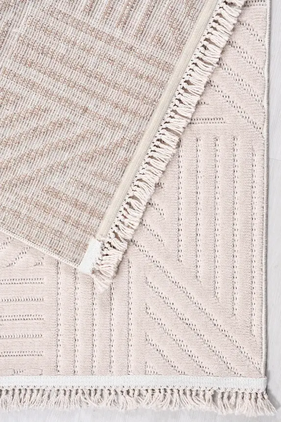 Veyla Vizon Robot Süpürgeye Uyumlu Kolay Temizlenebilir Halı Salon, Oturma Odası ve Koridor Halısı RP 44 - 6