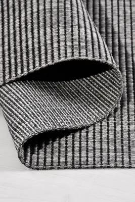 Vivo Antrasit Sisal Modeli Kaymaz Halı Mutfak & Koridor Halısı RP 04 - 6