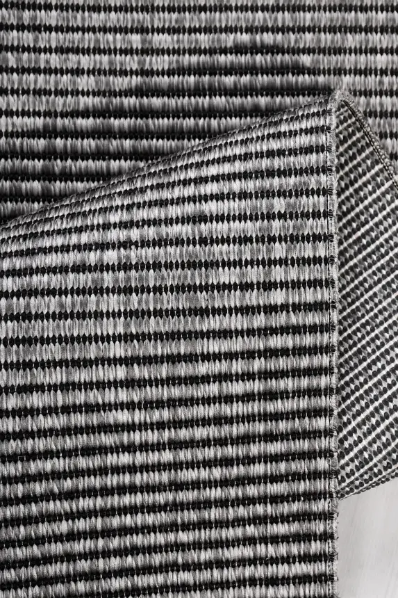 Vivo Antrasit Sisal Dokumalı Kaymaz Halı Mutfak & Koridor Halısı RP 04 - 5