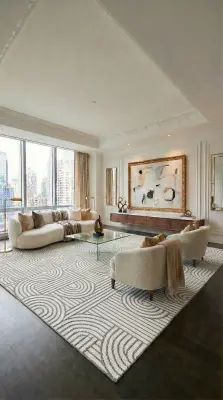 Vivo Beyaz/Gri Sisal Modeli Kaymaz Halı Mutfak & Koridor Halısı RP 03 - 3