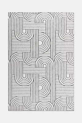 Vivo Beyaz/Gri Sisal Modeli Kaymaz Halı Mutfak & Koridor Halısı RP 03 - 5