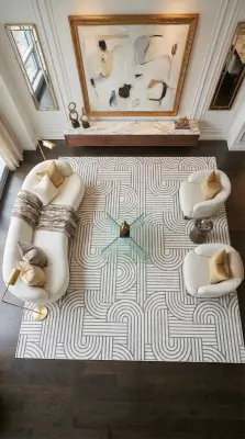 Vivo Beyaz/Gri Sisal Modeli Kaymaz Halı Mutfak & Koridor Halısı RP 03 - 6