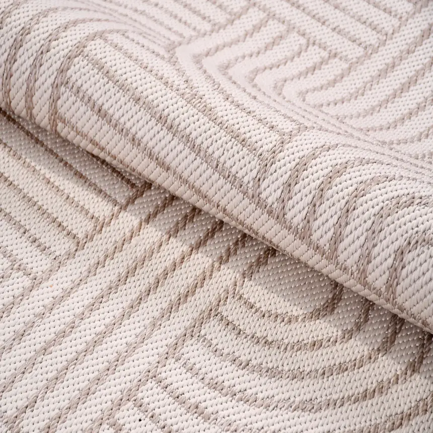 Vivo Krem Vizon Sisal Modeli Kaymaz Halı Mutfak & Koridor Halısı RP 02 - 2