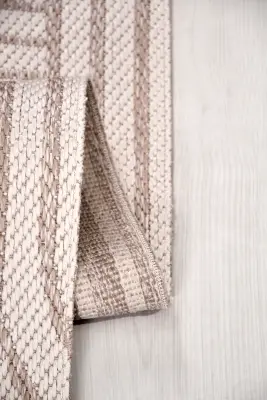 Vivo Krem Vizon Sisal Modeli Kaymaz Halı Mutfak & Koridor Halısı RP 02 - 3