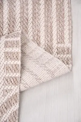 Vivo Vizon/Krem Sisal Halı Yıkanabilir Kaymaz Mutfak & Koridor Halısı RP 01 - 5