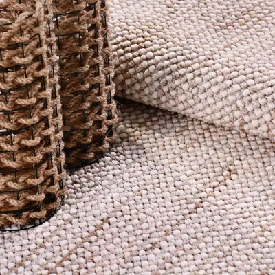 Zenit Bej Robot Süpürgeye Uyumlu Kolay Temizlenebilir Halı Salon, Oturma Odası ve Koridor Halısı RP 29 - 2