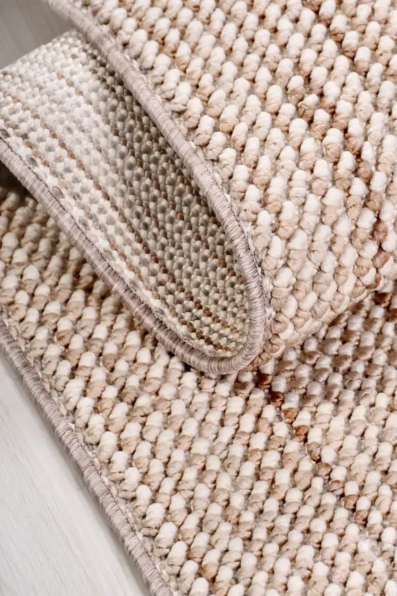 Zenit Bej Robot Süpürgeye Uyumlu Kolay Temizlenebilir Halı Salon, Oturma Odası ve Koridor Halısı RP 29 - 4