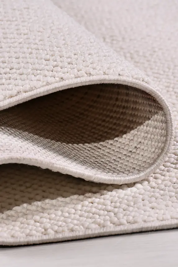 Zenit Beyaz Robot Süpürgeye Uyumlu Kolay Temizlenebilir Halı Salon, Oturma Odası ve Koridor Halısı RP 31 - 2