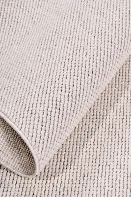 Zenit Beyaz Robot Süpürgeye Uyumlu Kolay Temizlenebilir Halı Salon, Oturma Odası ve Koridor Halısı RP 31 - 3