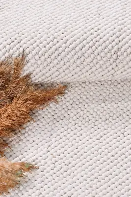 Zenit Beyaz Robot Süpürgeye Uyumlu Kolay Temizlenebilir Halı Salon, Oturma Odası ve Koridor Halısı RP 31 - 7